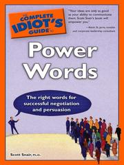 Cover of: The Complete Idiot's Guide to Power Words