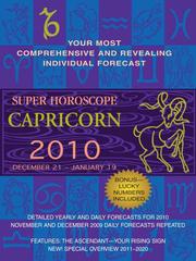 Cover of: Capricorn by 
