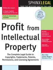 Cover of: Profit from Intellectual Property by 