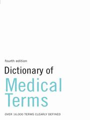 Cover of: Dictionary of Medical Terms