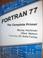 Cover of: FORTRAN 77