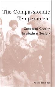 Cover of: The Compassionate Temperament by Natan Sznaider