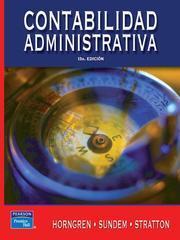 Cover of: Contabilidad administrativa