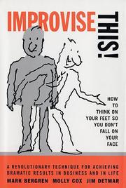 Front cover of Improvise This! by Mark Bergren