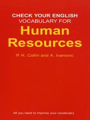 Cover of: Check Your English Vocabulary for Human Resources