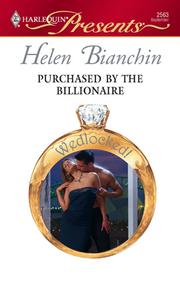 Cover of: Purchased by the Billionaire by 