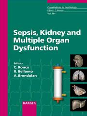 Cover of: Sepsis, Kidney and Multiple Organ Dysfunction by 