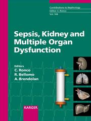 Cover of: Sepsis, Kidney and Multiple Organ Dysfunction