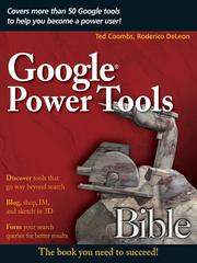Cover of: Google Power Tools Bible