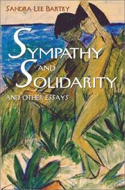 Cover of: Sympathy and Solidarity: and Other Essays (Feminist Constructions)