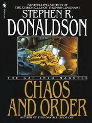 Cover of: Chaos and Order: The Gap Into Madness