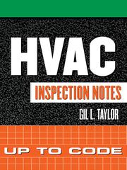 Cover of: HVAC Inspection Notes by 