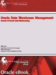 Cover of: Oracle Data Warehouse Management