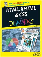 Cover of: HTML, XHTML & CSS For Dummies by 