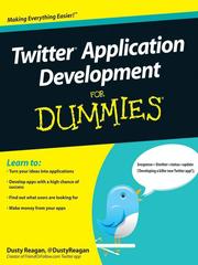 Cover of: Twitter Application Development For Dummies® by 