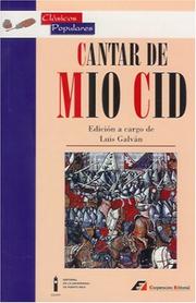 Cover of: Cantar de Mío Cid by Luis Galvc!n