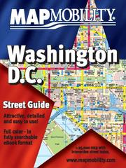 Front cover of MapMobility Washington D.C. Street Guide by Unknown