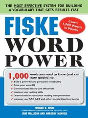 Cover of: Fiske WordPower by 