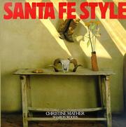 Cover of: Santa Fe style by Christine Mather