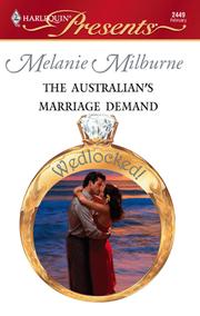Cover of: The Australian's Marriage Demand by 