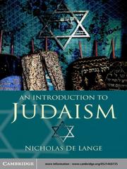 Cover of: An Introduction to Judaism