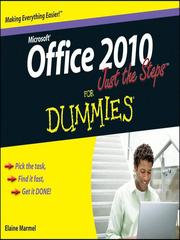 Office 2010 Just the Steps For Dummies?