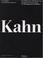 Cover of: Louis I. Kahn