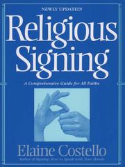 Cover of: Religious Signing