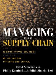 Cover of: Managing the Supply Chain
