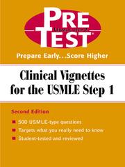 Cover of: Clinical Vignettes for the USMLE Step 1 by 
