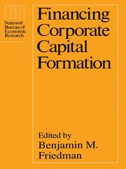 Cover of: Financing Corporate Capital Formation