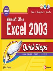 Cover of: Microsoft® Office Excel 2003