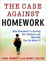 Cover of: The Case Against Homework