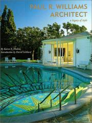 Cover of: Paul R. Williams, architect by Karen E. Hudson