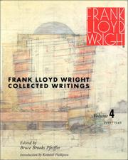 Cover of: Coll Writings V 4FL Wright (Frank Lloyd Wright Collected Writings)