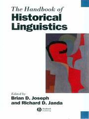 Cover of: The Handbook of Historical Linguistics