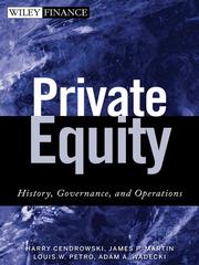 Cover of: Private Equity