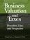 Cover of: Business Valuation and Taxes