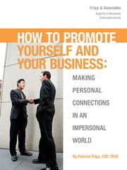 Cover of: How to Promote Yourself and Your Business