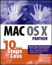 Cover of: Mac OS X Panther in 10 Simple Steps or Less by 