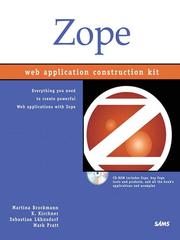 Cover of: Zope Web Application Construction Kit by 