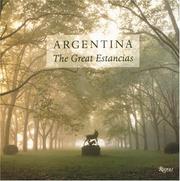 Cover of: Argentina, the great estancias