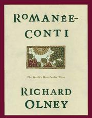 Cover of: Romanée Conti by Olney, Richard.