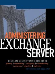 Cover of: Administering Exchange Server 5.5