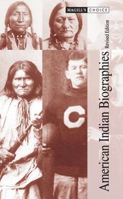 Cover of: American Indian Biographies