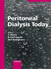 Cover of: Peritoneal Dialysis Today by 