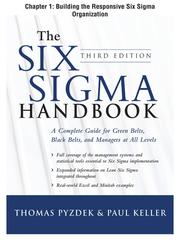 Cover of: Building the Responsive Six Sigma Organization