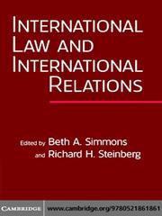 Cover of: International Law and Relations | 
