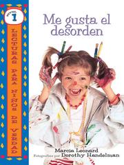 Cover of: Me gusta el desorden (I Like Mess)