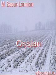 Front cover of Ossian by M Baour-Lormian